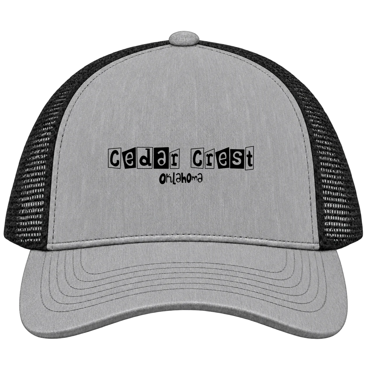 Cedar Crest, Oklahoma Hometown Trucker Cap