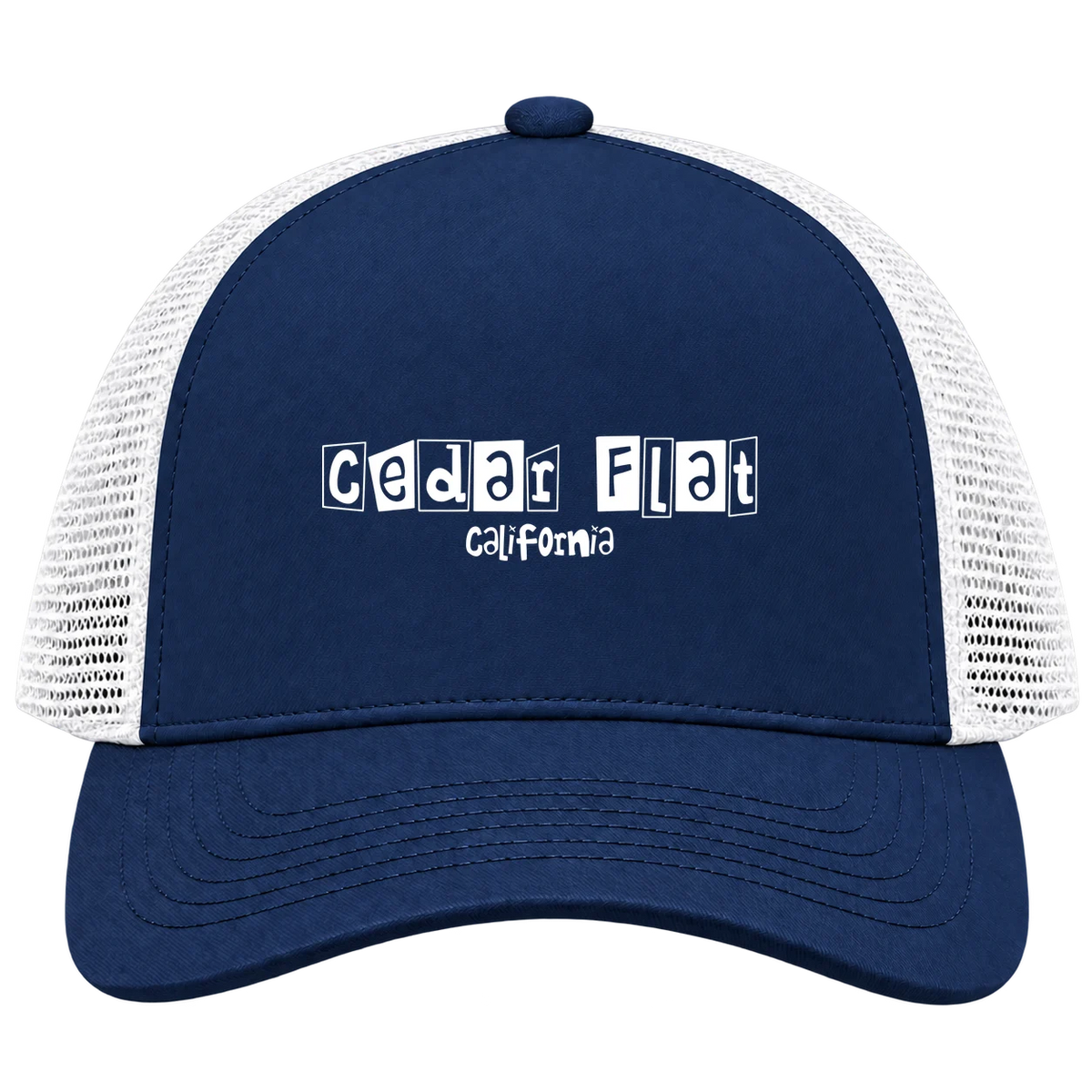Cedar Flat, California Hometown Trucker Cap