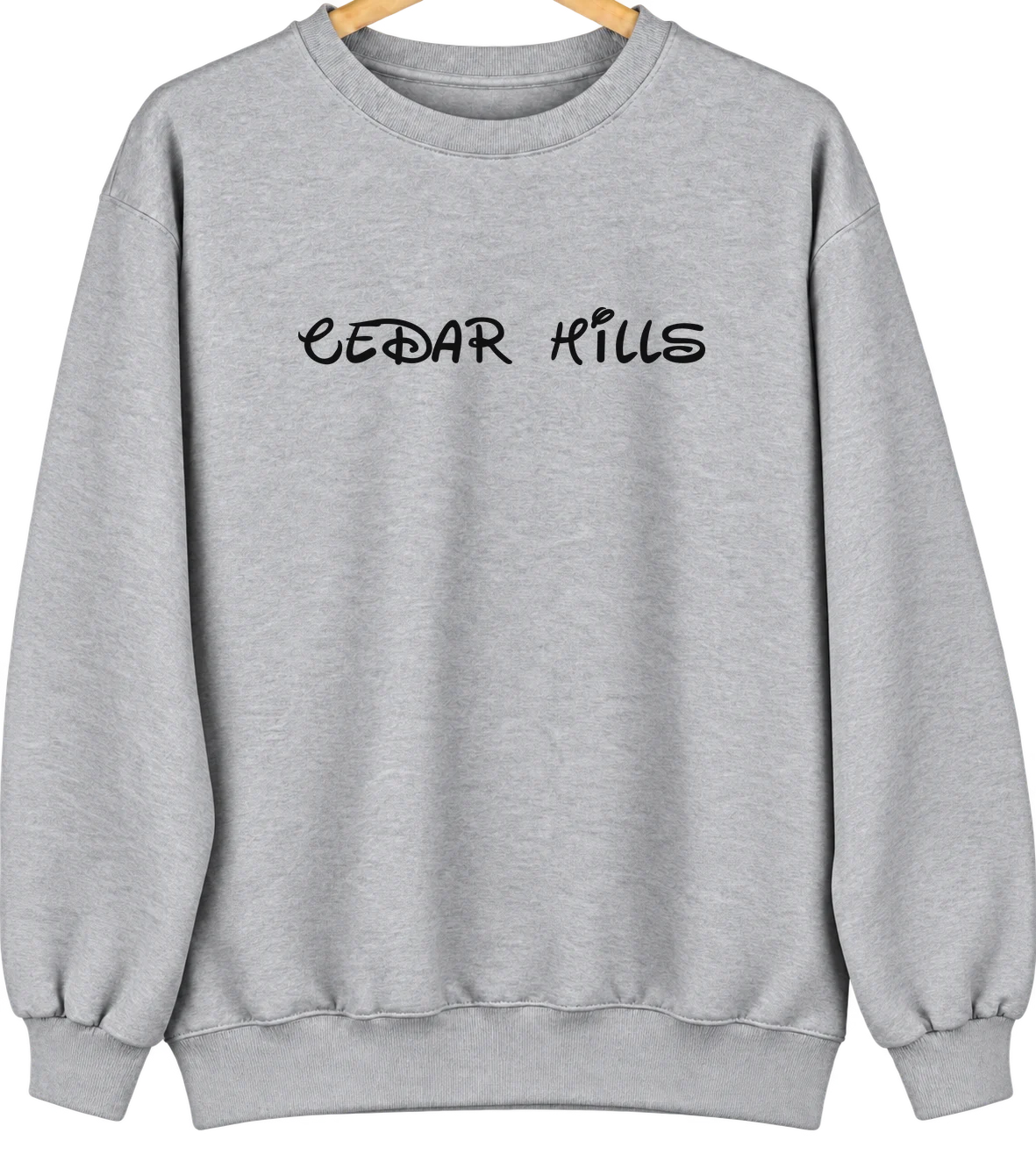 Cedar Hills, Oregon Hometown Crewneck — Sport Grey