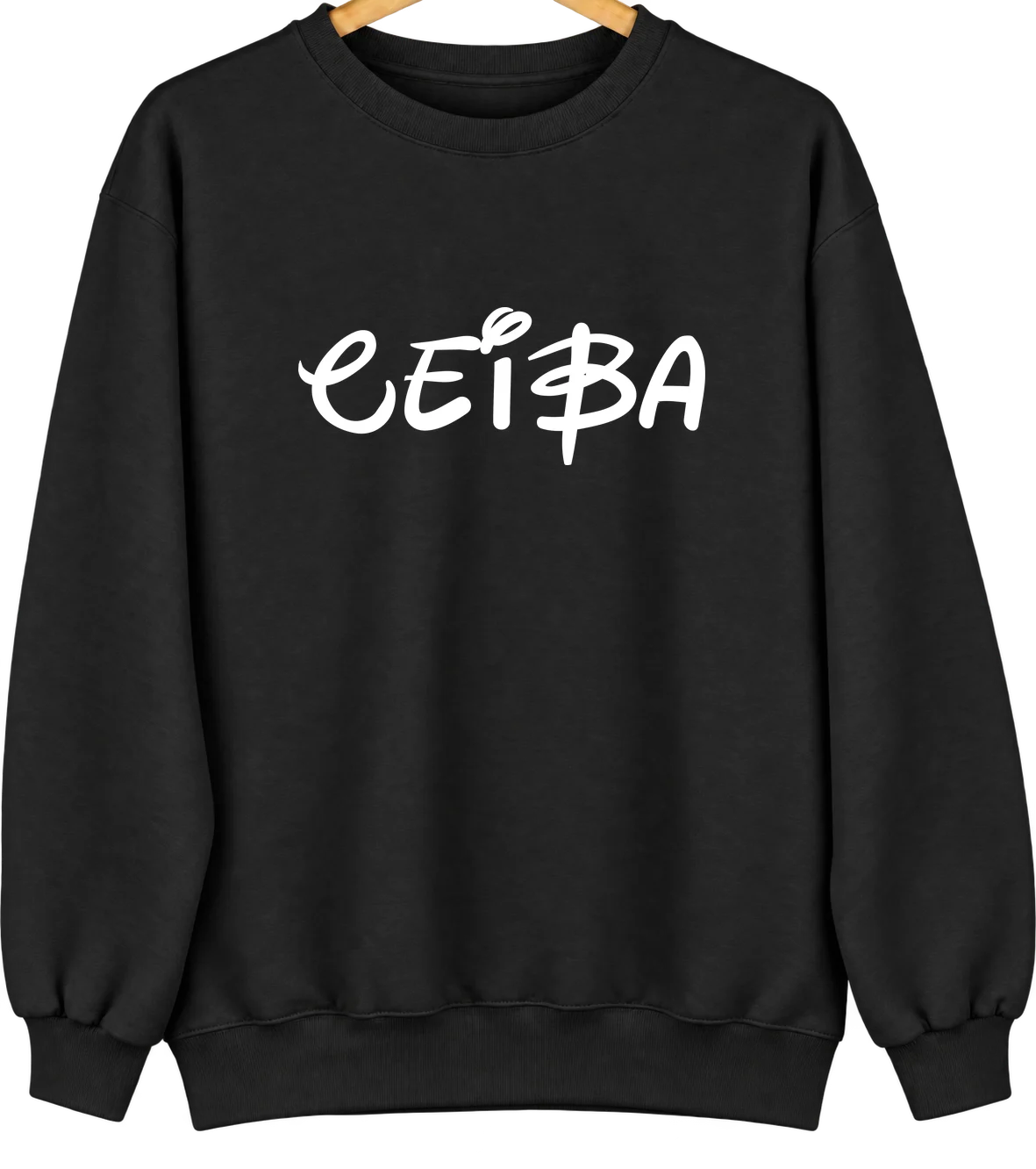 Ceiba, Puerto Rico Hometown Crewneck — Black