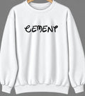 Cement, Oklahoma Hometown Crewneck — White