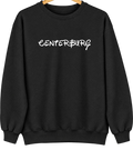Centerburg, Ohio Hometown Crewneck — Black
