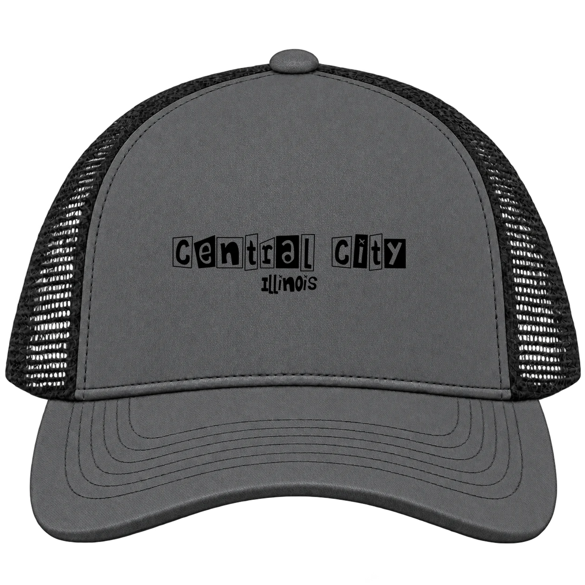 Central City, Illinois Hometown Trucker Cap