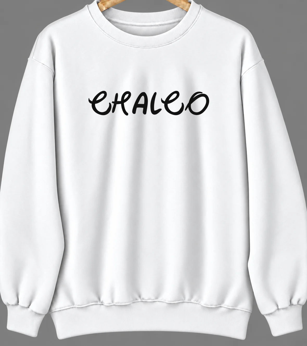 Chalco, Nebraska Hometown Crewneck — White