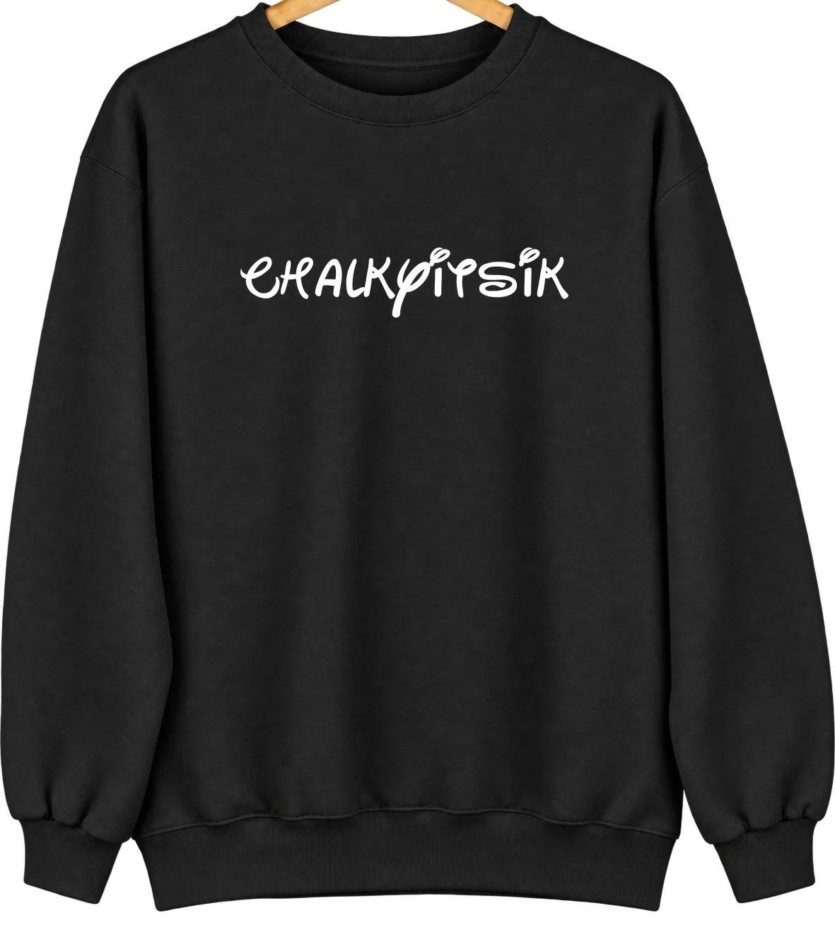 Chalkyitsik, Alaska Hometown Crewneck — Black
