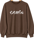 Chapin, Iowa Hometown Crewneck — Brown
