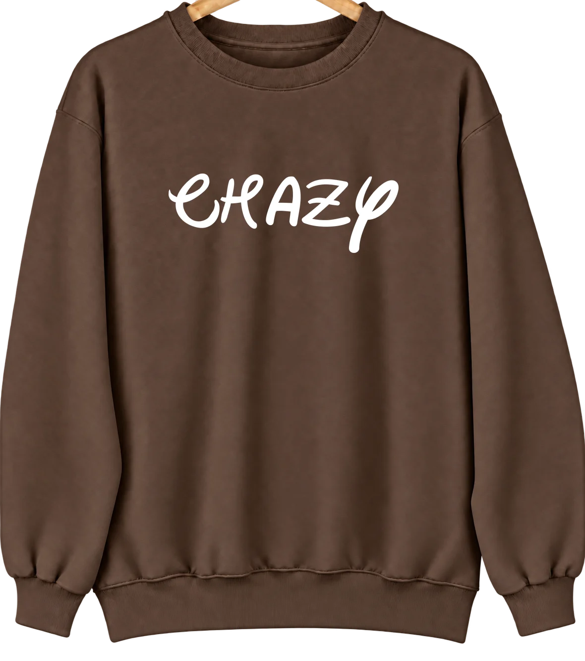 Chazy, New York Hometown Crewneck — Brown
