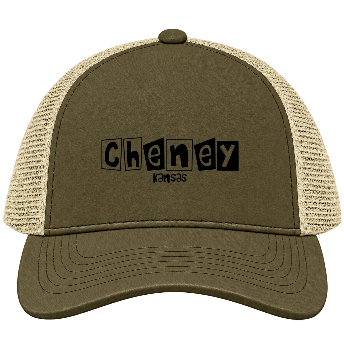 Cheney, Kansas Hometown Trucker Cap