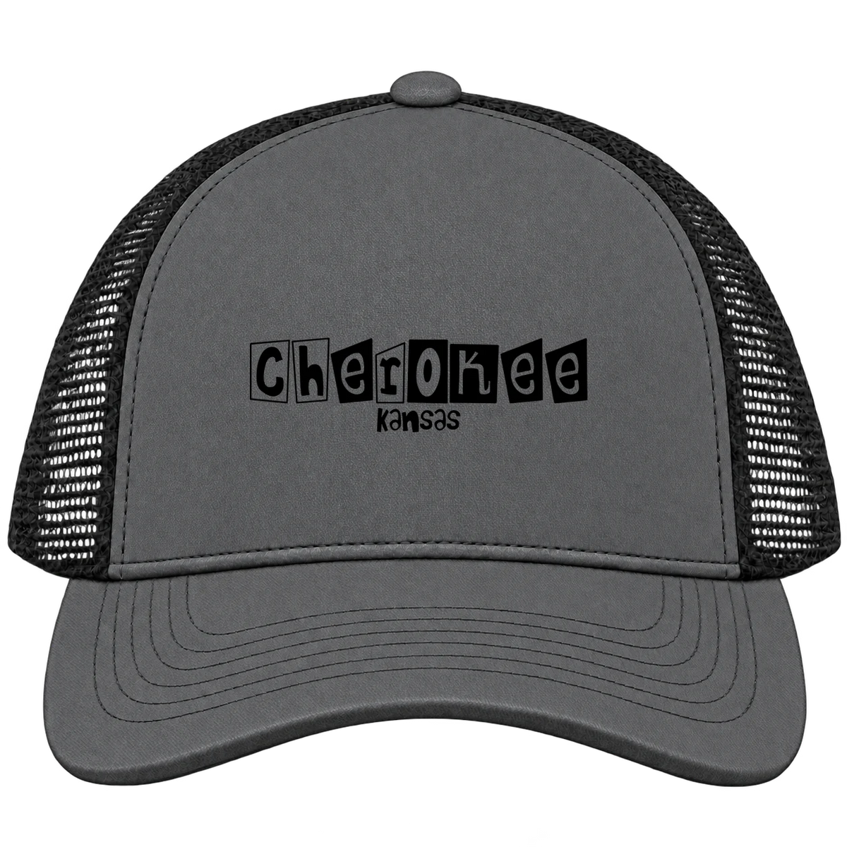 Cherokee, Kansas Hometown Trucker Cap