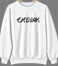 Chevak, Alaska Hometown Crewneck — White