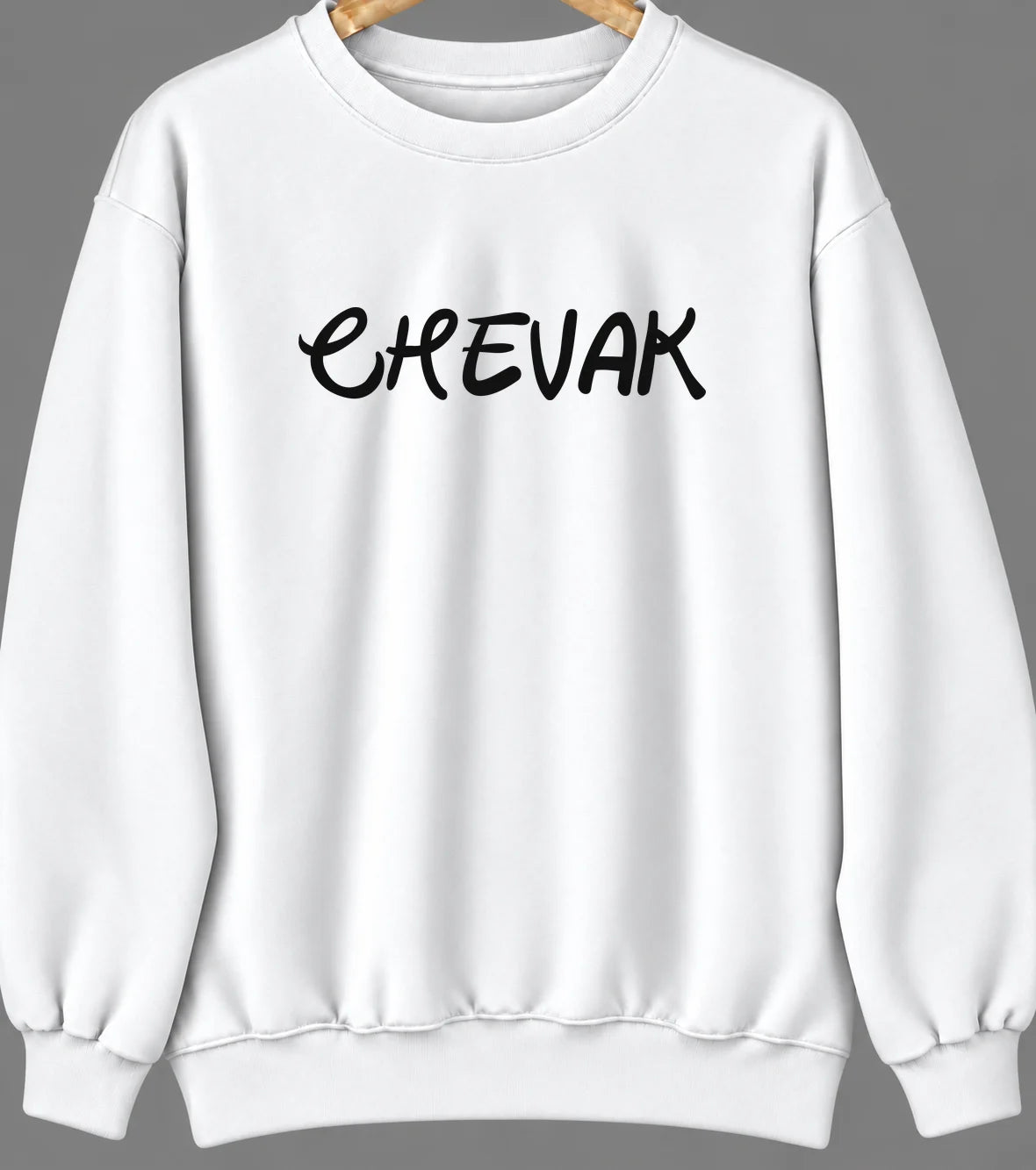Chevak, Alaska Hometown Crewneck — White