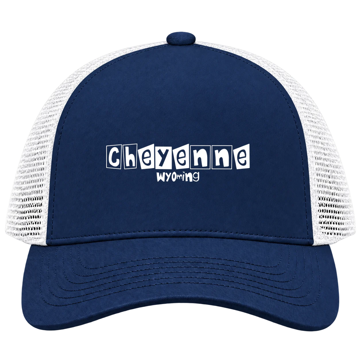 Cheyenne, Wyoming Hometown Trucker Cap