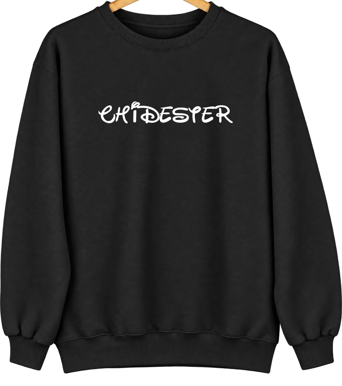 Chidester, Arkansas Hometown Crewneck — Black
