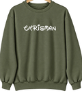 Chrisman, Illinois Hometown Crewneck — Military Green