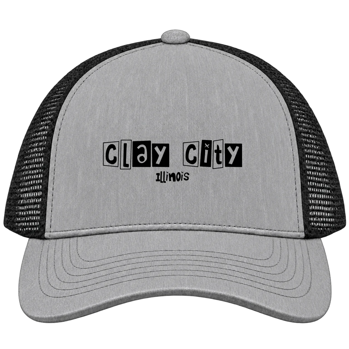 Clay City, Illinois Hometown Trucker Cap