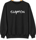 Clayton, Indiana Hometown Crewneck — Black