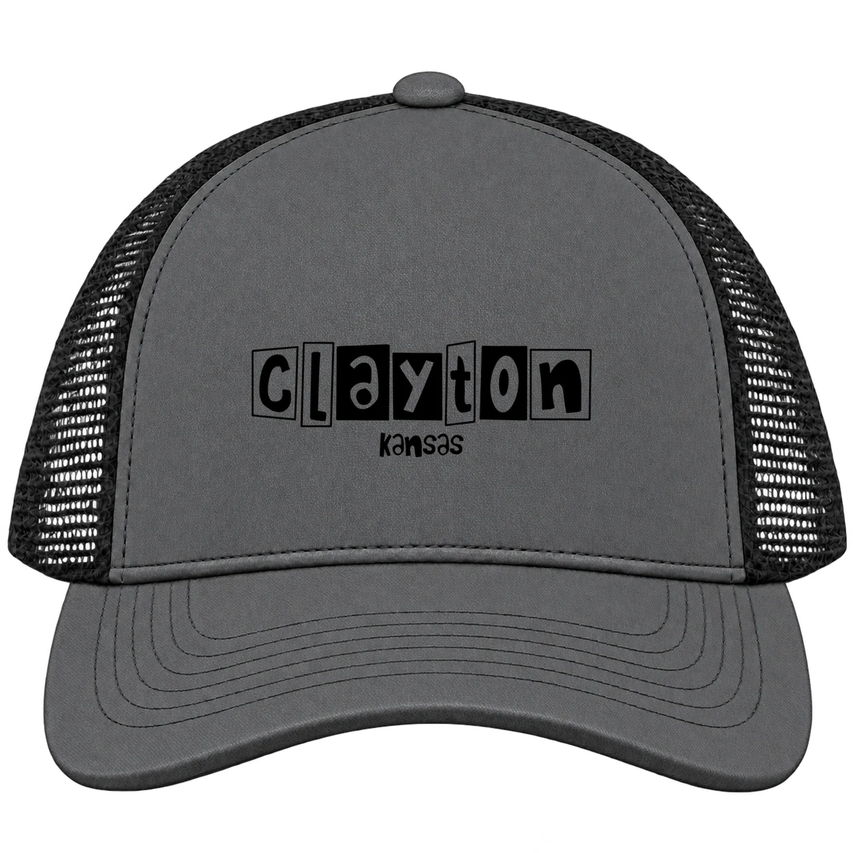 Clayton, Kansas Hometown Trucker Cap