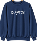 Clayton, New York Hometown Crewneck — Navy