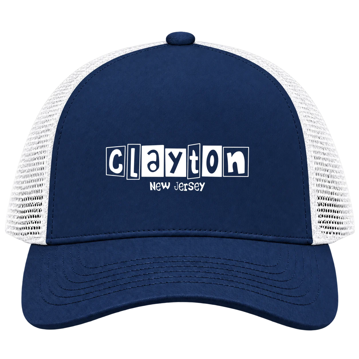 Clayton, New Jersey Hometown Trucker Cap