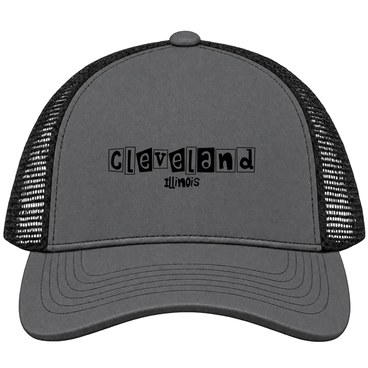 Cleveland, Illinois Hometown Trucker Cap