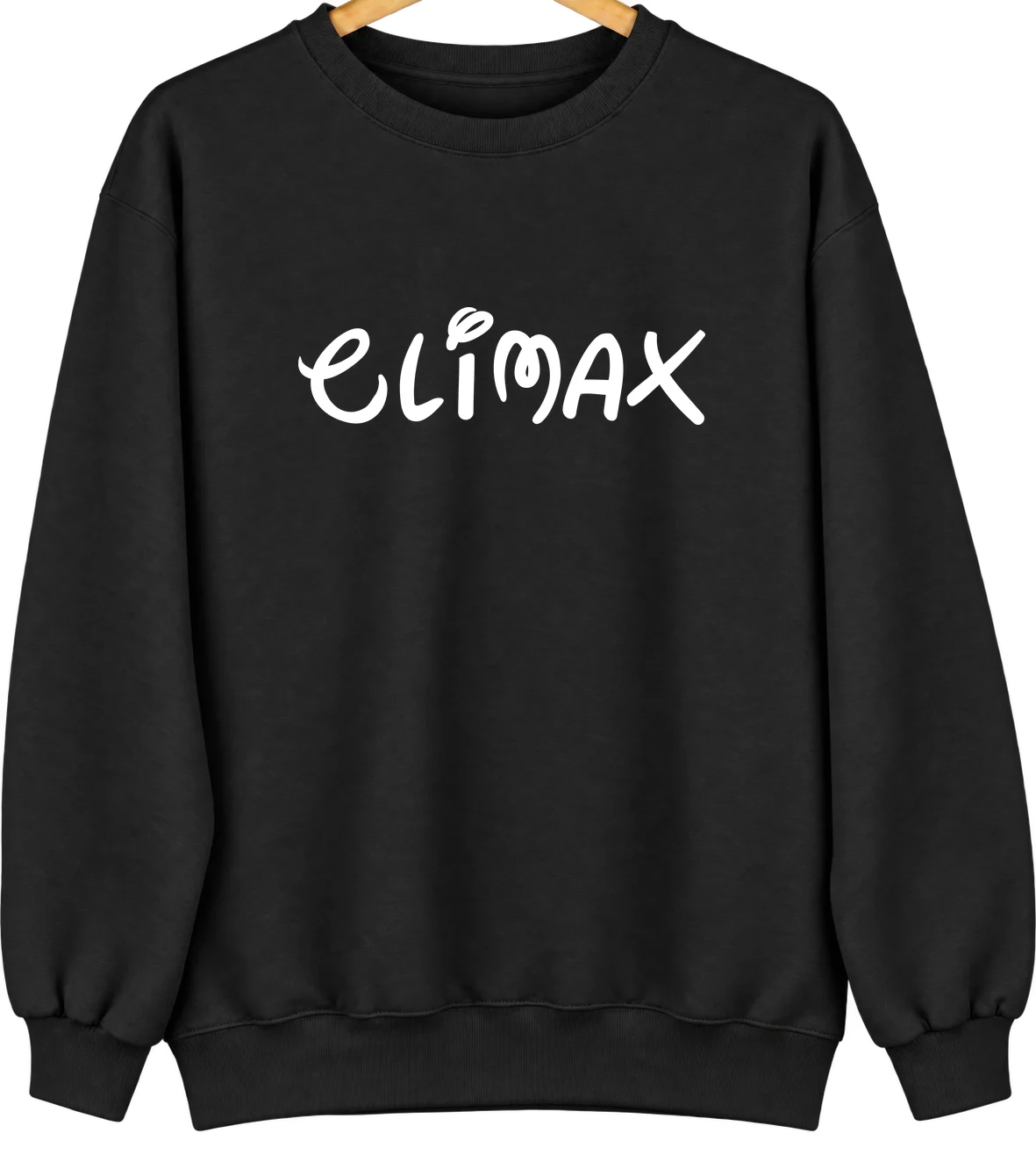 Climax, Georgia Hometown Crewneck — Black