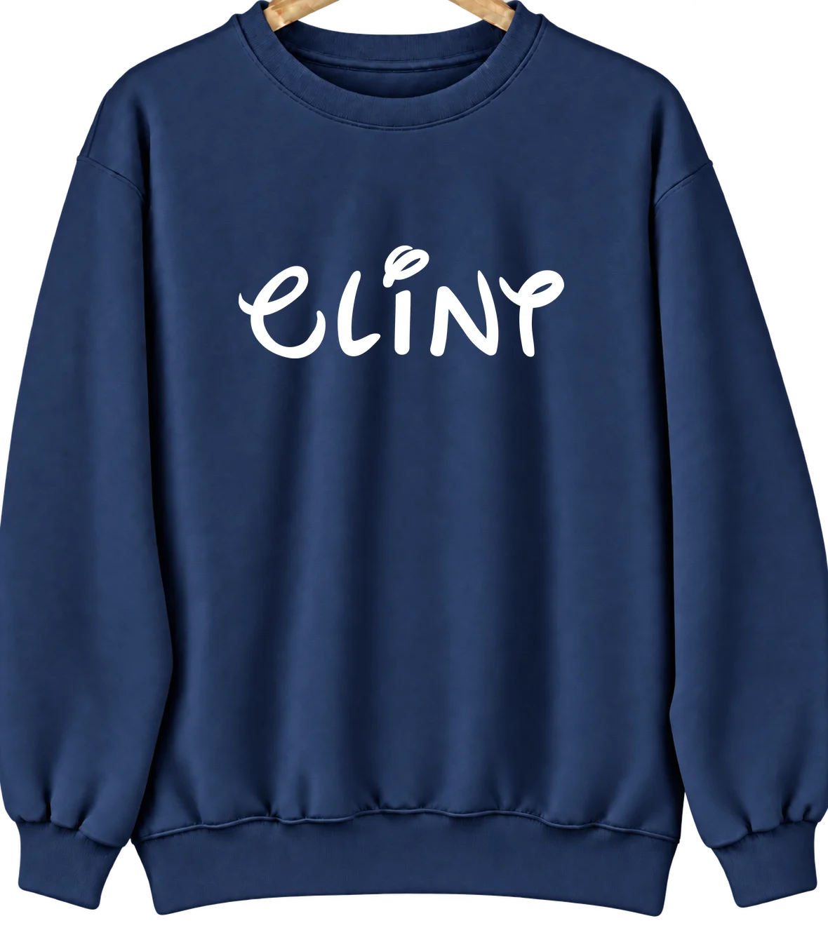 Clint, Texas Hometown Crewneck — Navy
