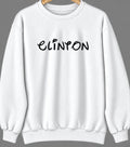 Clinton, Minnesota Hometown Crewneck — White