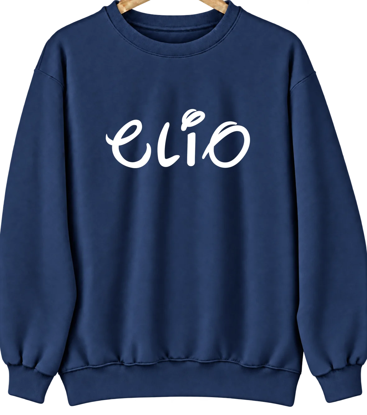 Clio, South Carolina Hometown Crewneck — Navy