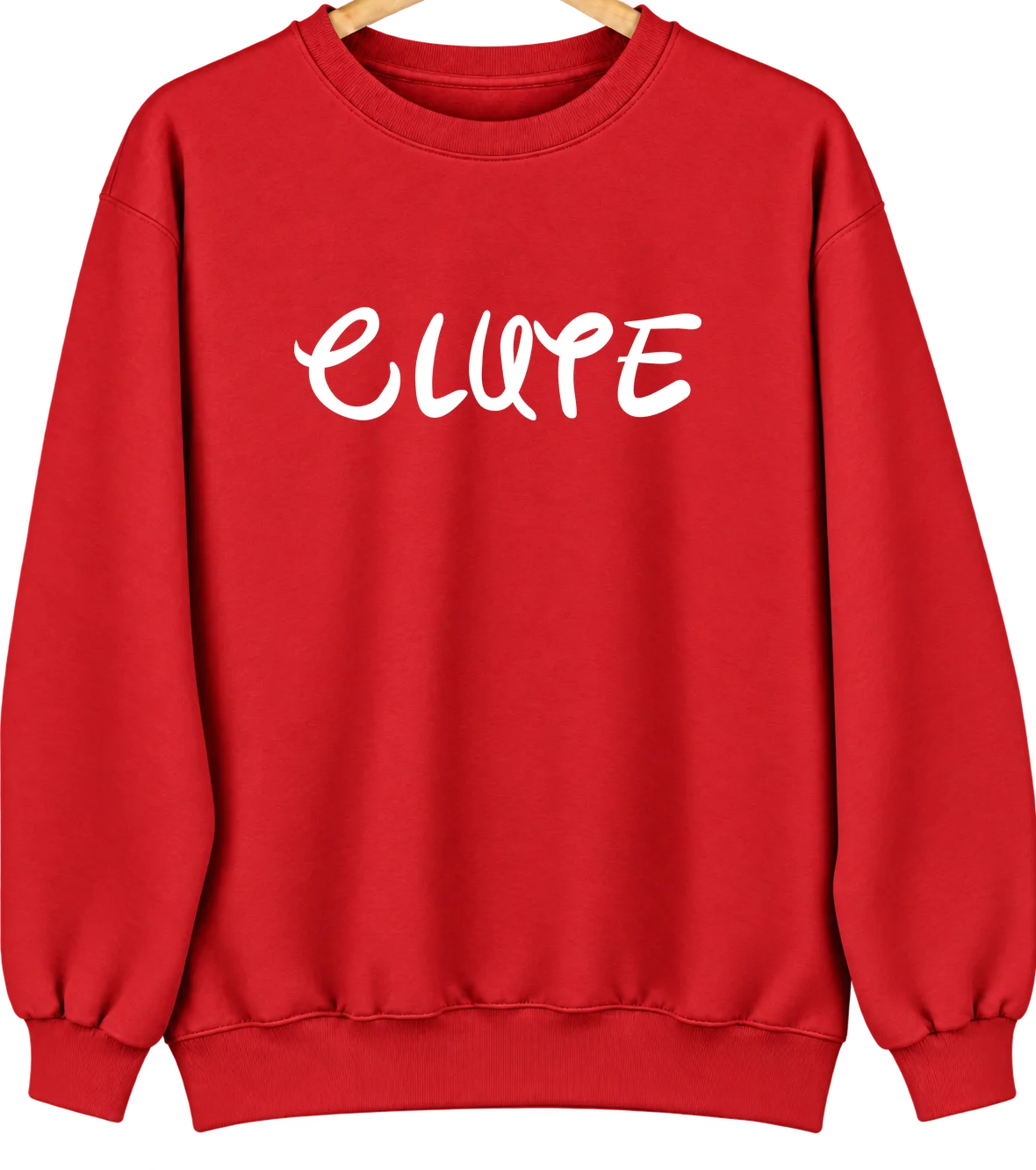 Clute, Texas Hometown Crewneck — Red
