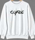 Clyde, Kansas Hometown Crewneck — White