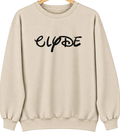 Clyde, New Jersey Hometown Crewneck — Sand