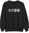 Cobb, California Hometown Crewneck — Black