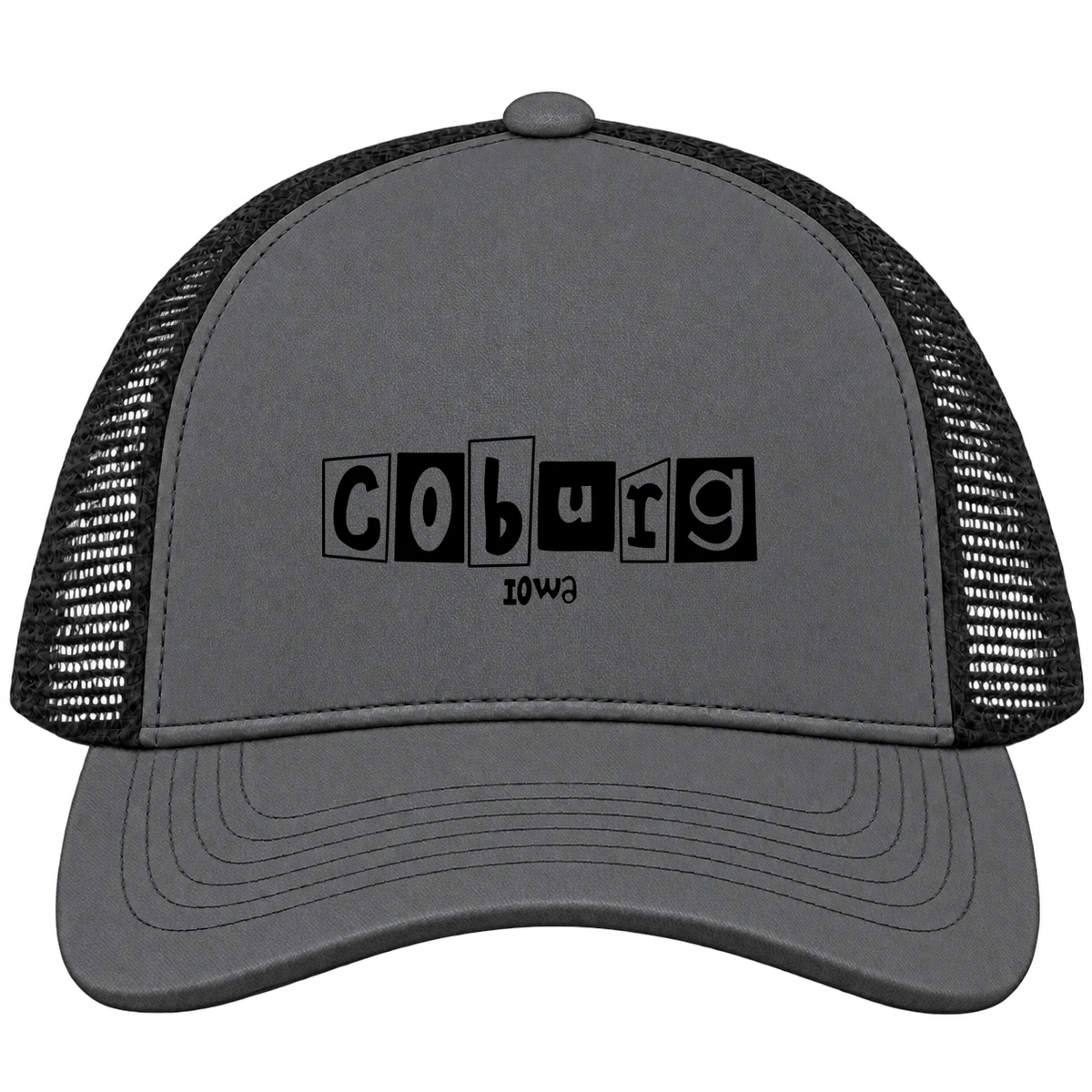 Coburg, Iowa Hometown Trucker Cap