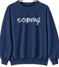Coburg, Iowa Hometown Crewneck — Navy