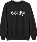 Colby, Wisconsin Hometown Crewneck — Black