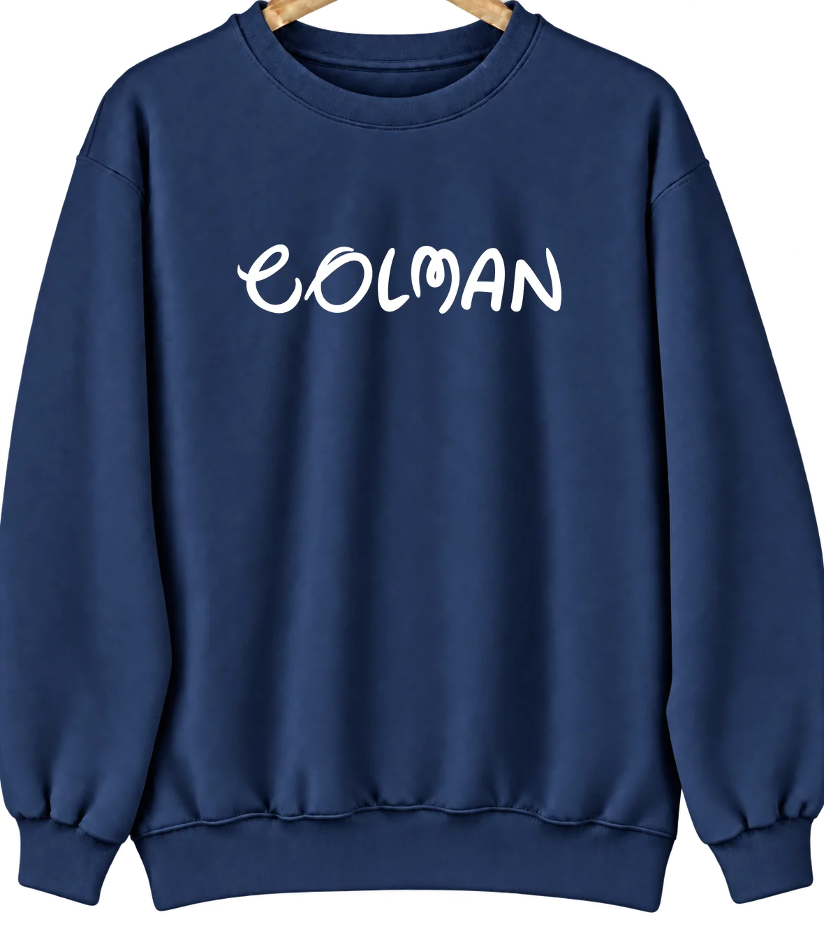 Colman, South Dakota Hometown Crewneck — Navy