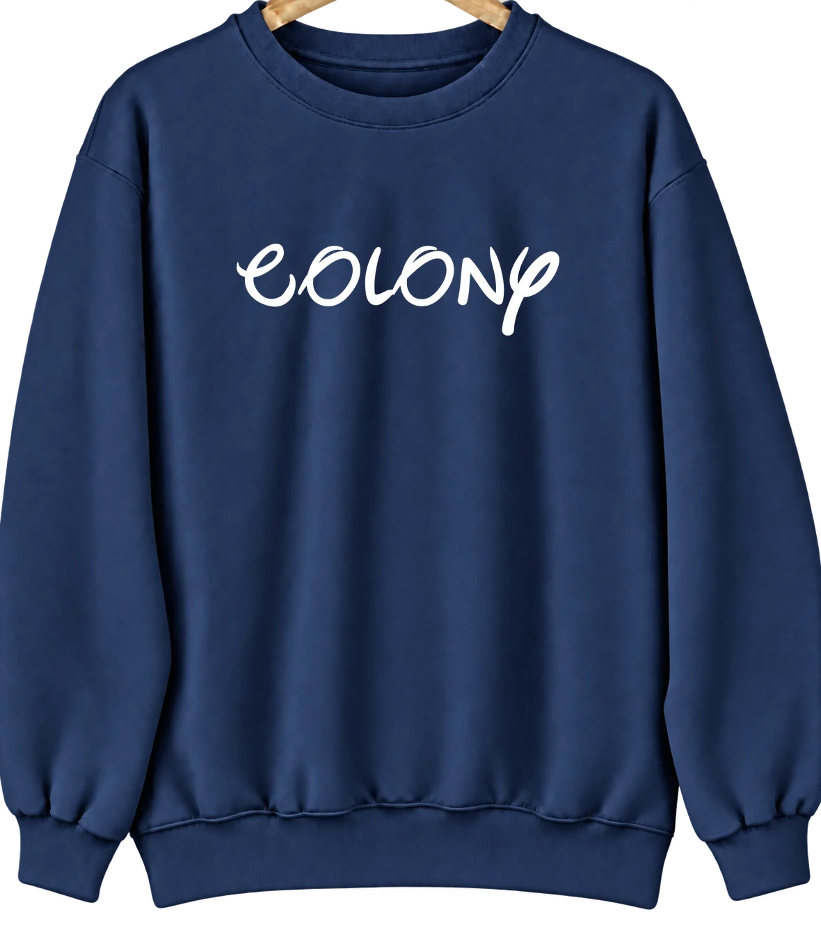 Colony, Alabama Hometown Crewneck — Navy