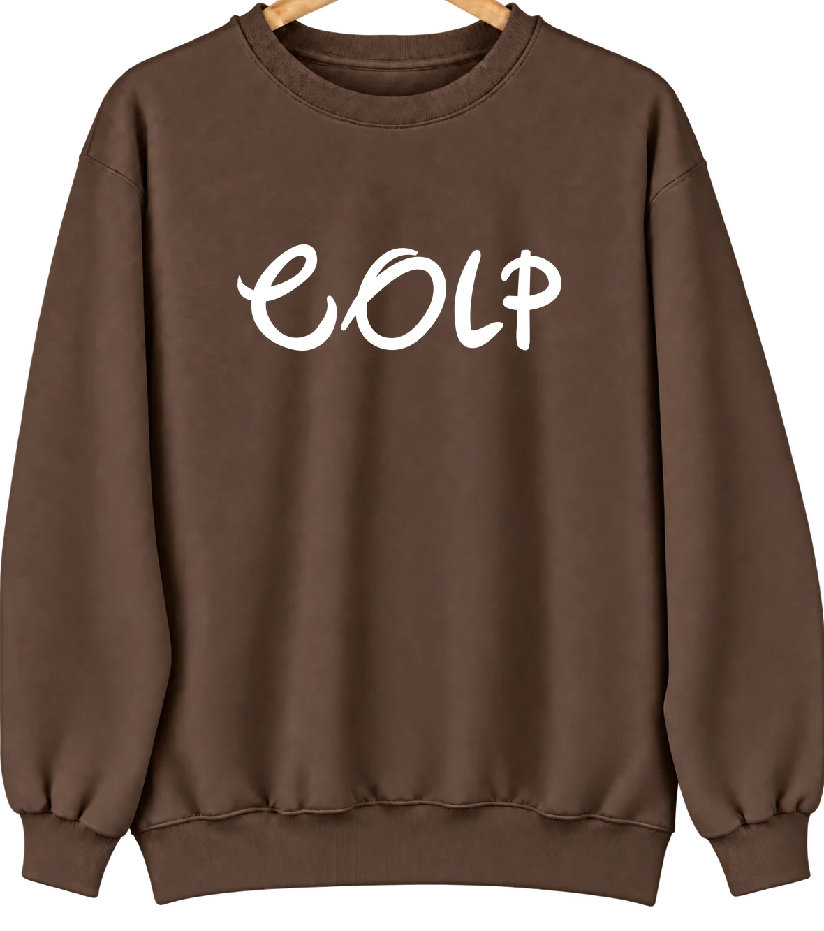 Colp, Illinois Hometown Crewneck — Brown