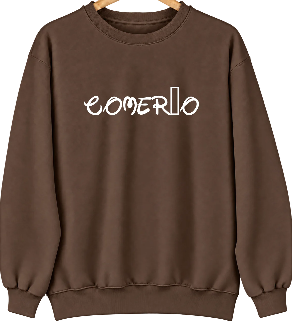 Comerío, Puerto Rico Hometown Crewneck — Brown