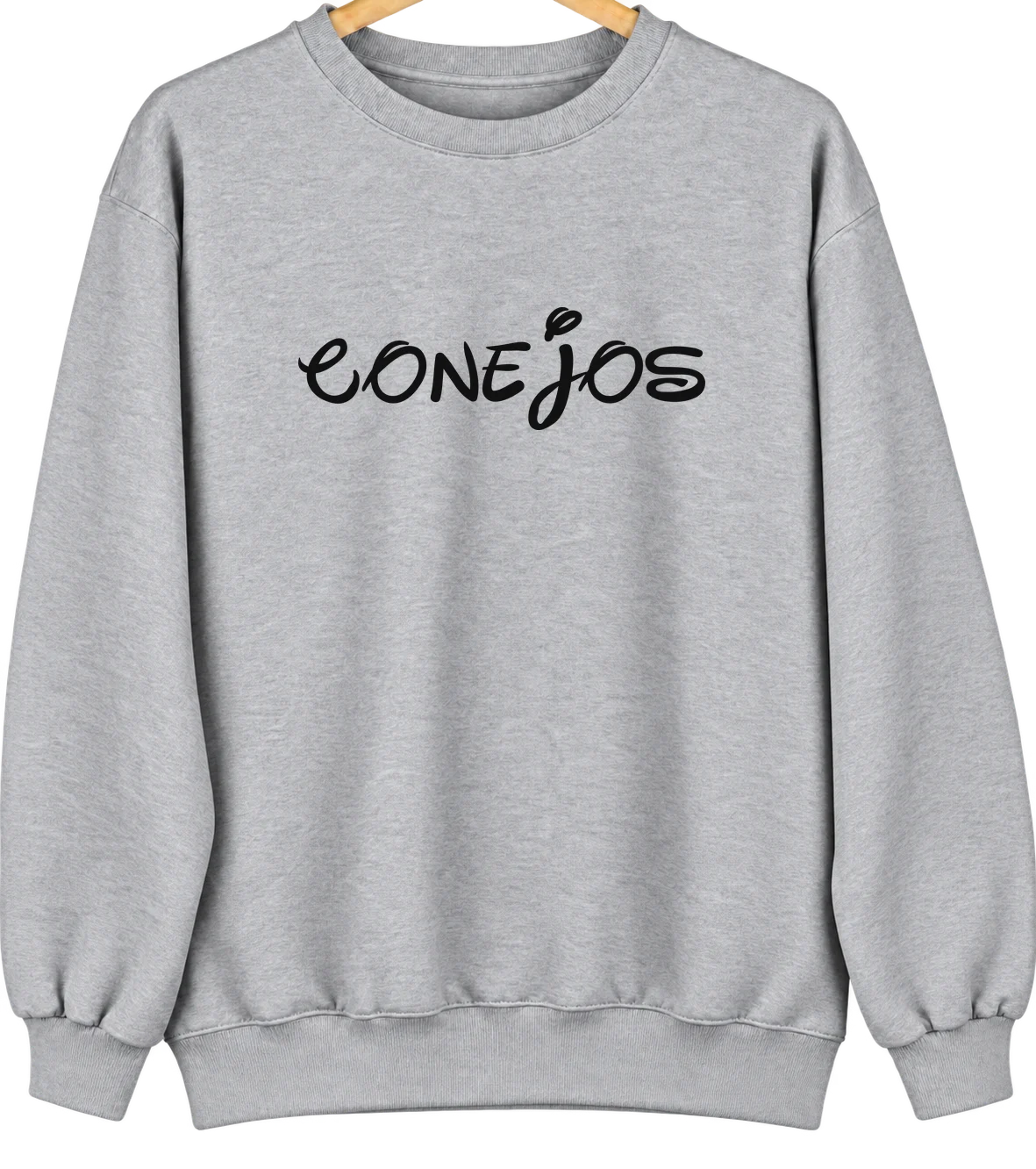 Conejos, Colorado Hometown Crewneck — Sport Grey