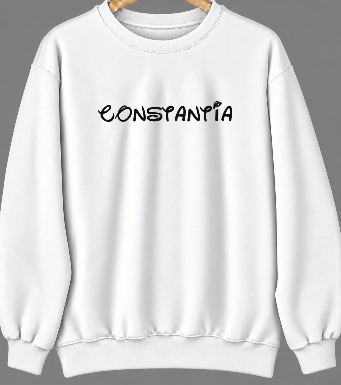 Constantia, New York Hometown Crewneck — White