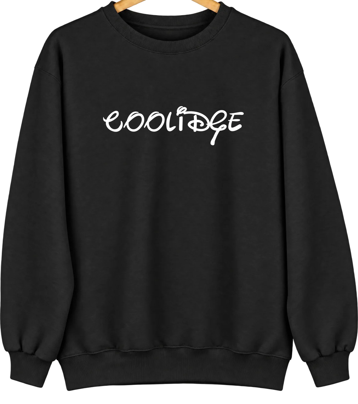 Coolidge, Georgia Hometown Crewneck — Black