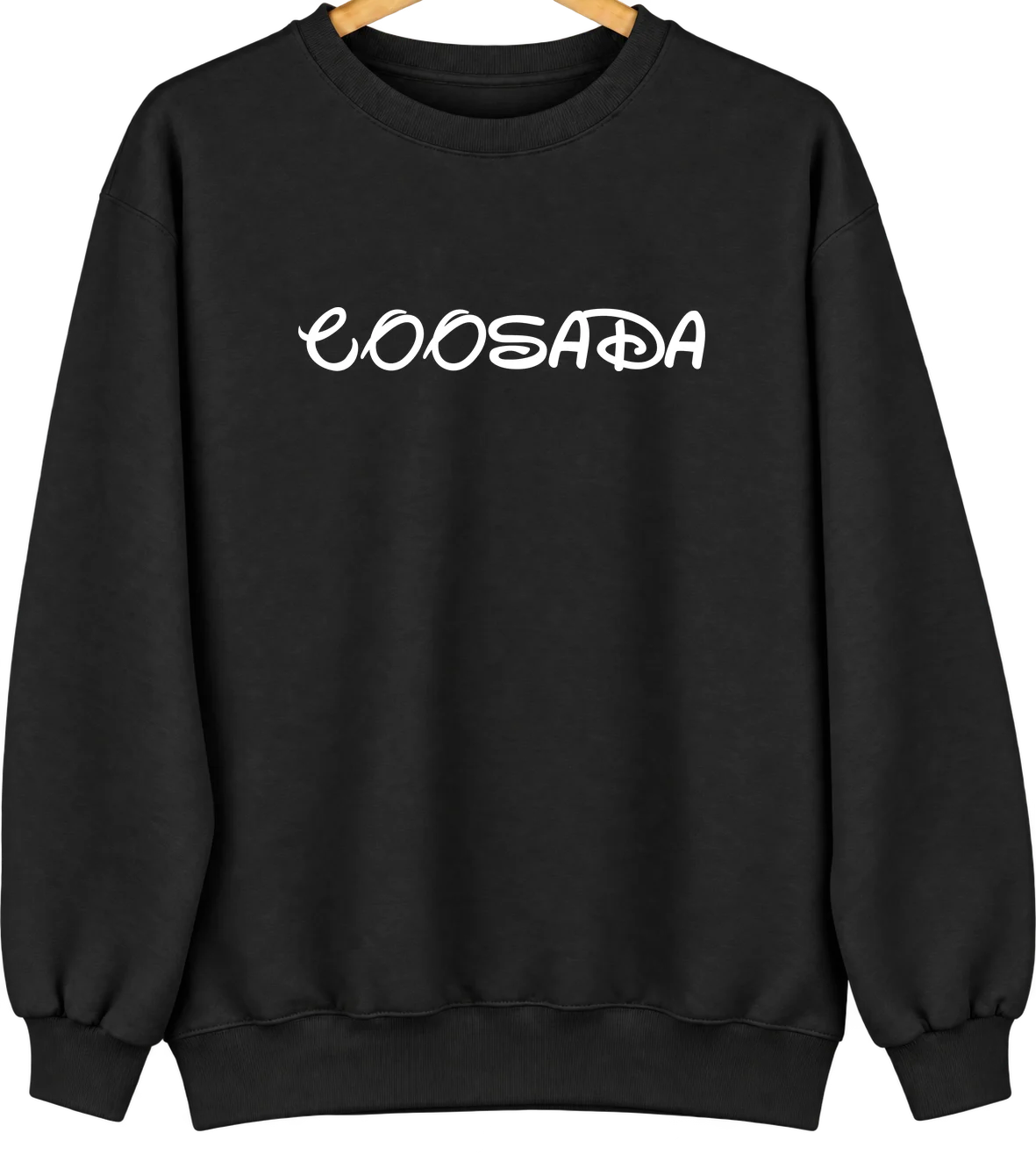 Coosada, Alabama Hometown Crewneck — Black
