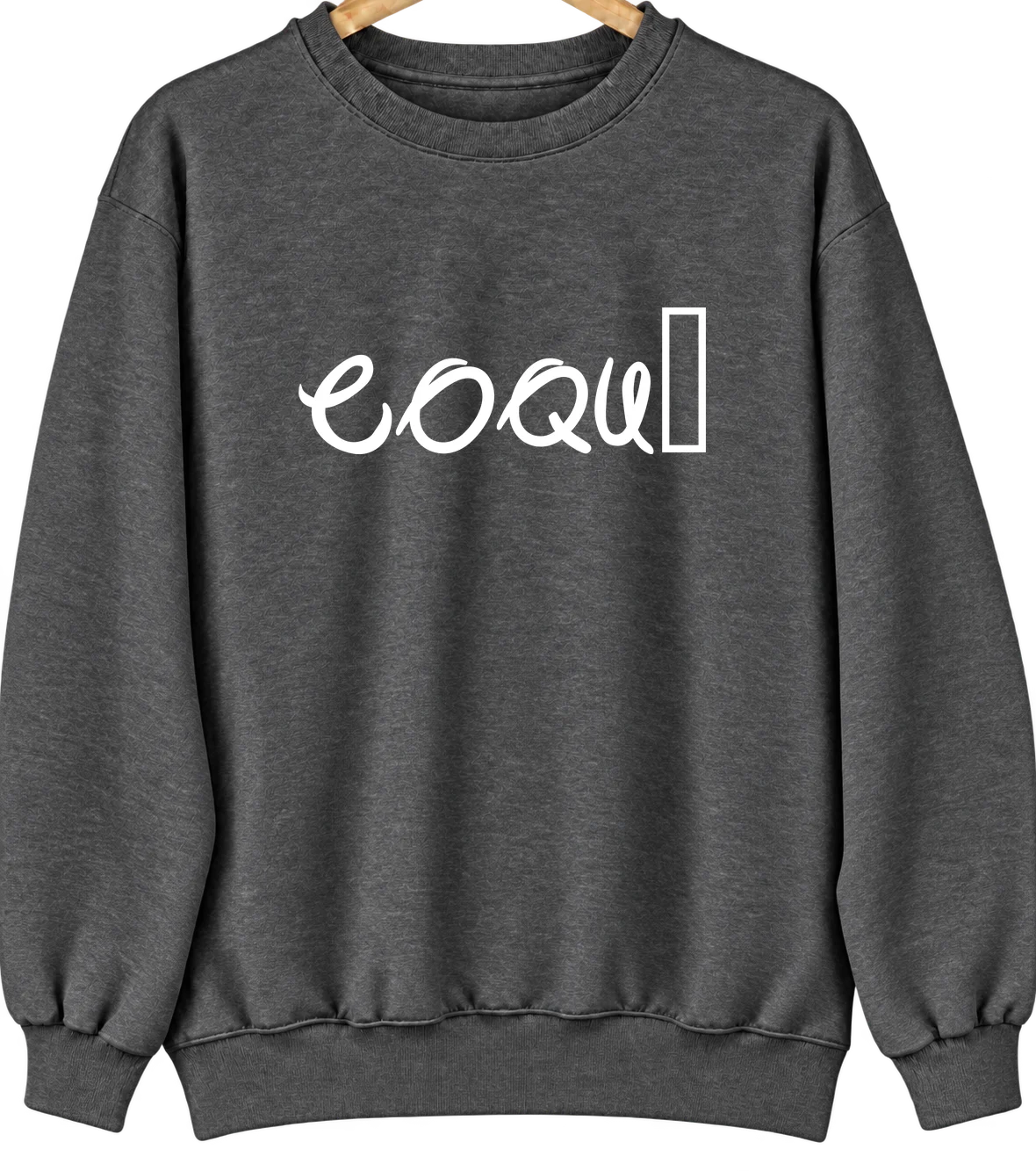Coquí, Puerto Rico Hometown Crewneck — Dark Heather