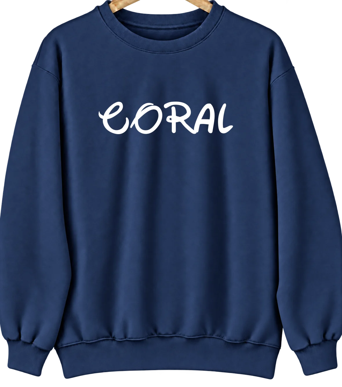 Coral, Illinois Hometown Crewneck — Navy