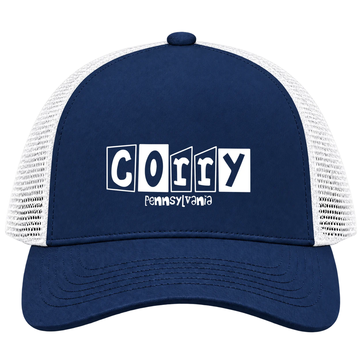 Corry, Pennsylvania Hometown Trucker Cap