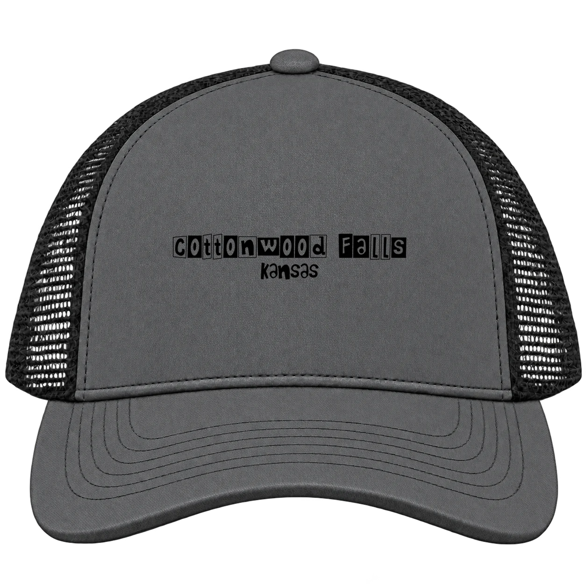 Cottonwood Falls, Kansas Hometown Trucker Cap