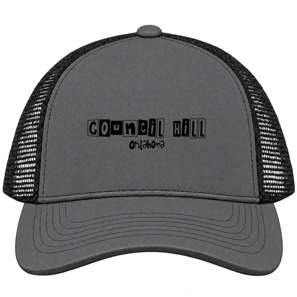 Council Hill, Oklahoma Hometown Trucker Cap