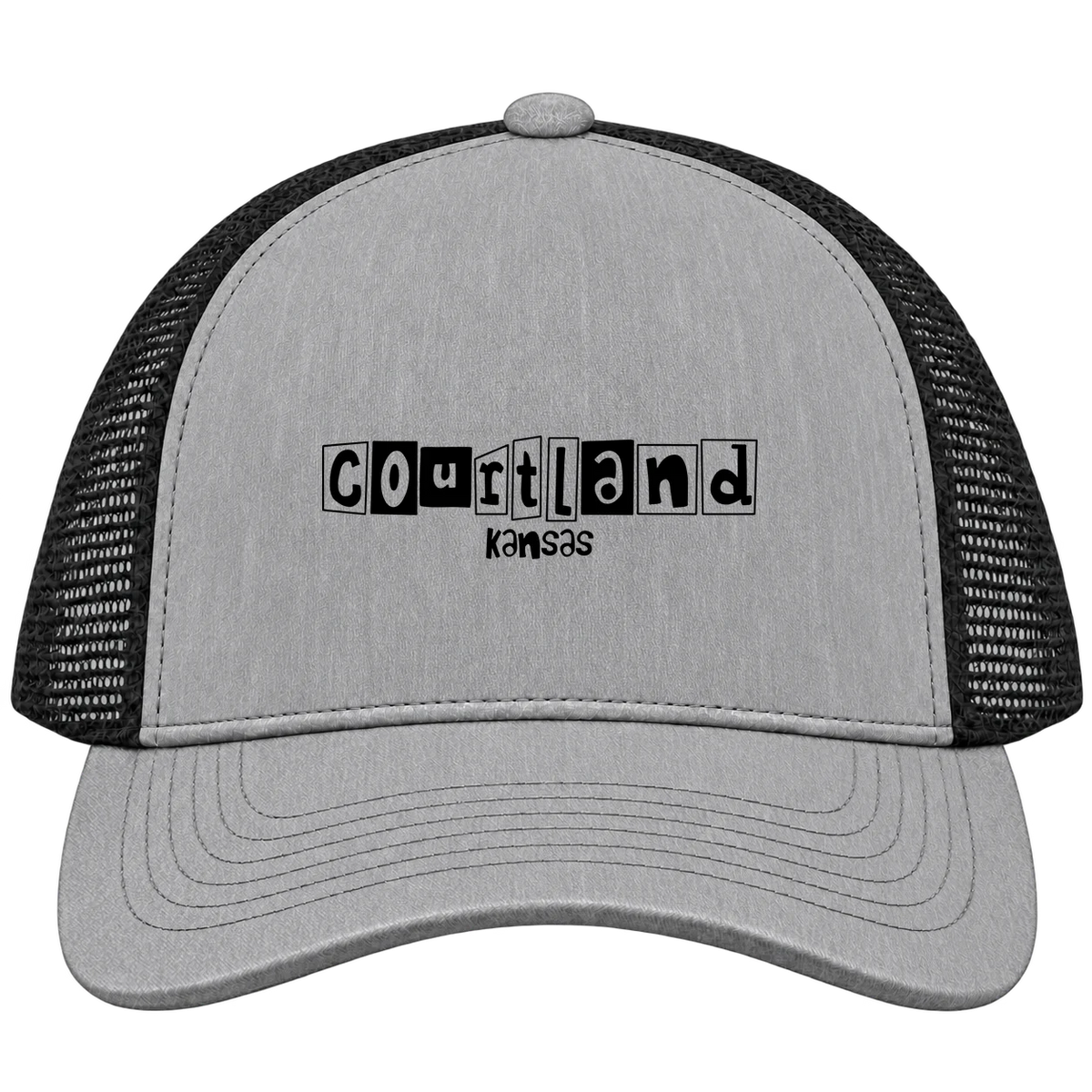 Courtland, Kansas Hometown Trucker Cap