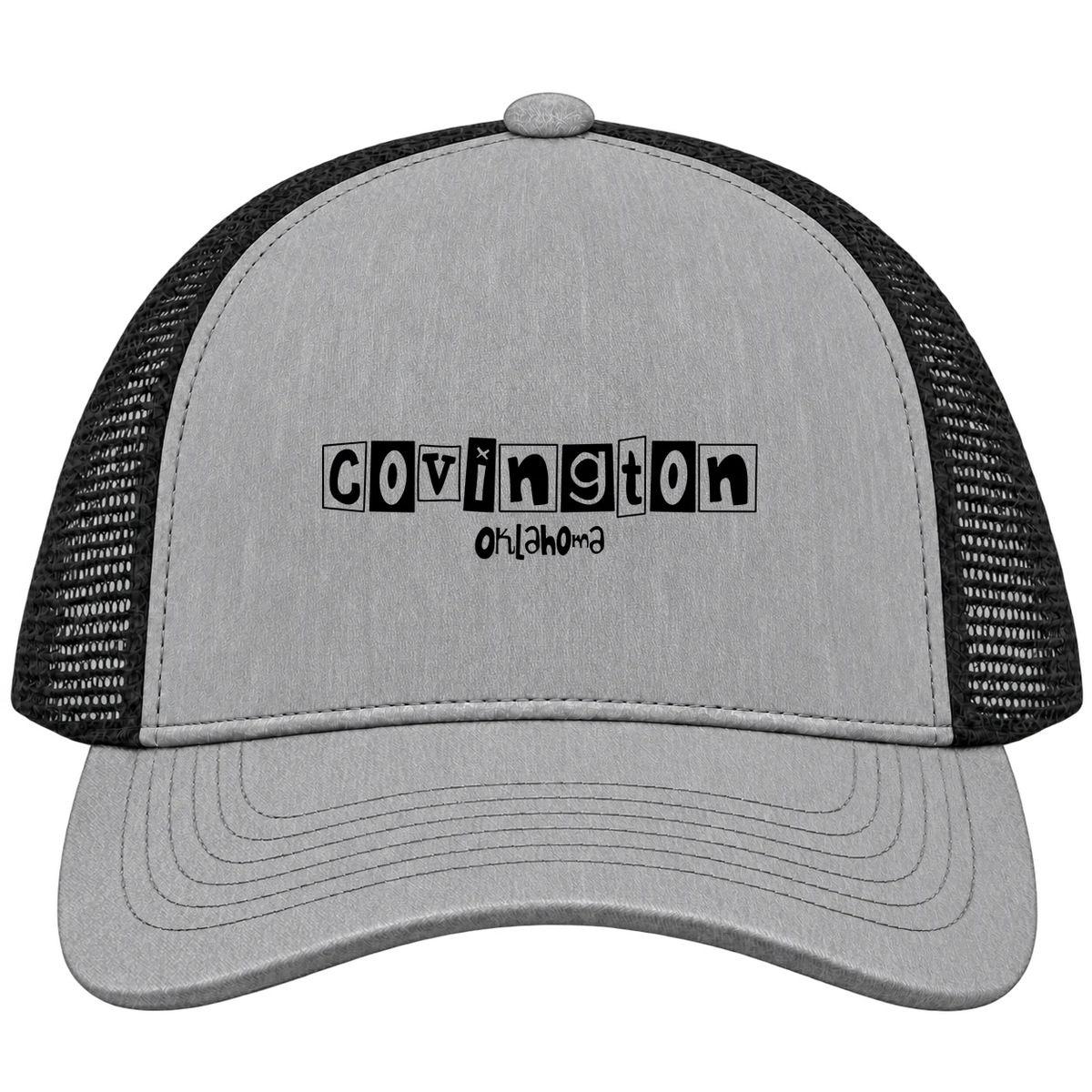 Covington, Oklahoma Hometown Trucker Cap